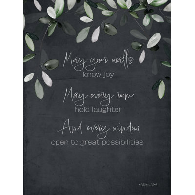 May Your Walls Know Joy