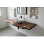 Plateau de meuble-lavabo en noyer personnalisable-128834554-128834565