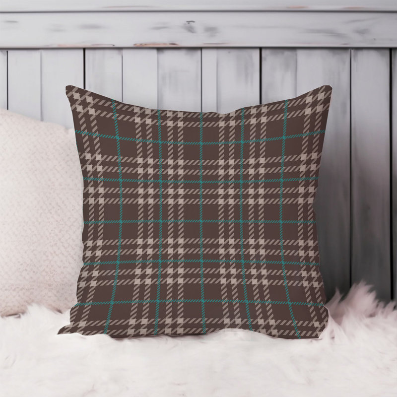 Retro Plaid Pattern IX, 16"H x 16"W