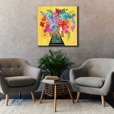 «A Bunch Of Flowers 3» par Farida Zaman, art mural sur toile