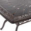 Fraley Rectangular Outdoor with Umbrella Hole Dining Table - 165 cm W 102 cm D