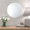 Miroir mural rond biseauté sans cadre | Miroir circulaire pour salle de bain, vestibule, décoration murale