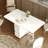 No Assembly 12'' to 59''W Extendable Dining Table for 2-6 People, Space-Saving Moveable Wood Kitchen Island with Wheels, Modern Folding Kitchen Table with Storage and Drop Leaves for Kitchen and Dining Room, White-123497231