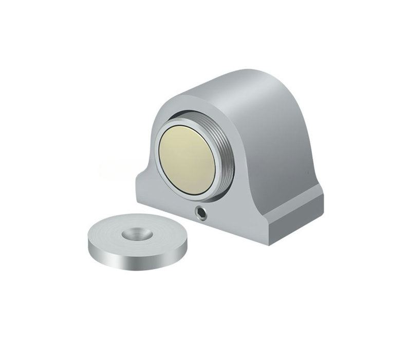 Door Stop, Brushed Chrome