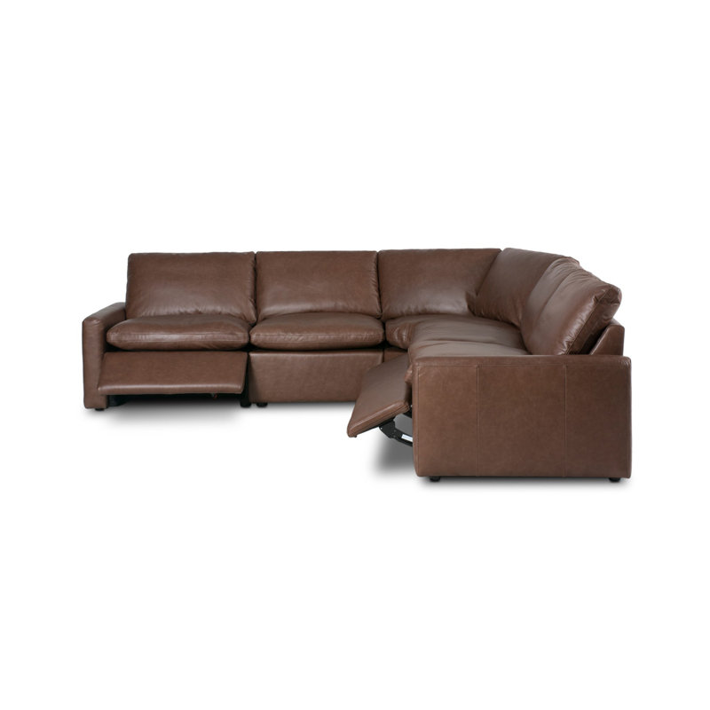 Tillery Power Recliner 5pc Sectional-sonoma Coco