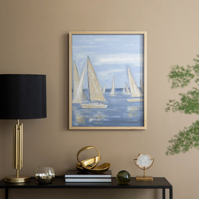 NAUTICAL Series IX, reproduction encadrée - bois massif