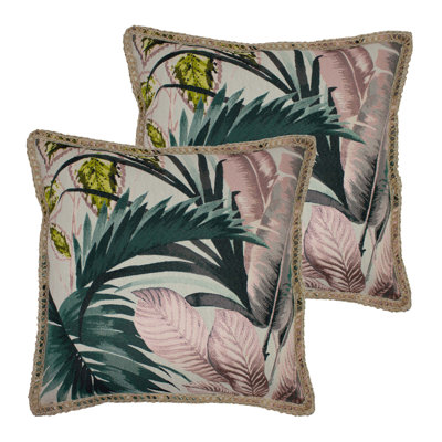 Floral Square Throw Cushion