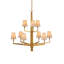 Goldfinch 9 - Light Wrought Iron Chandelier