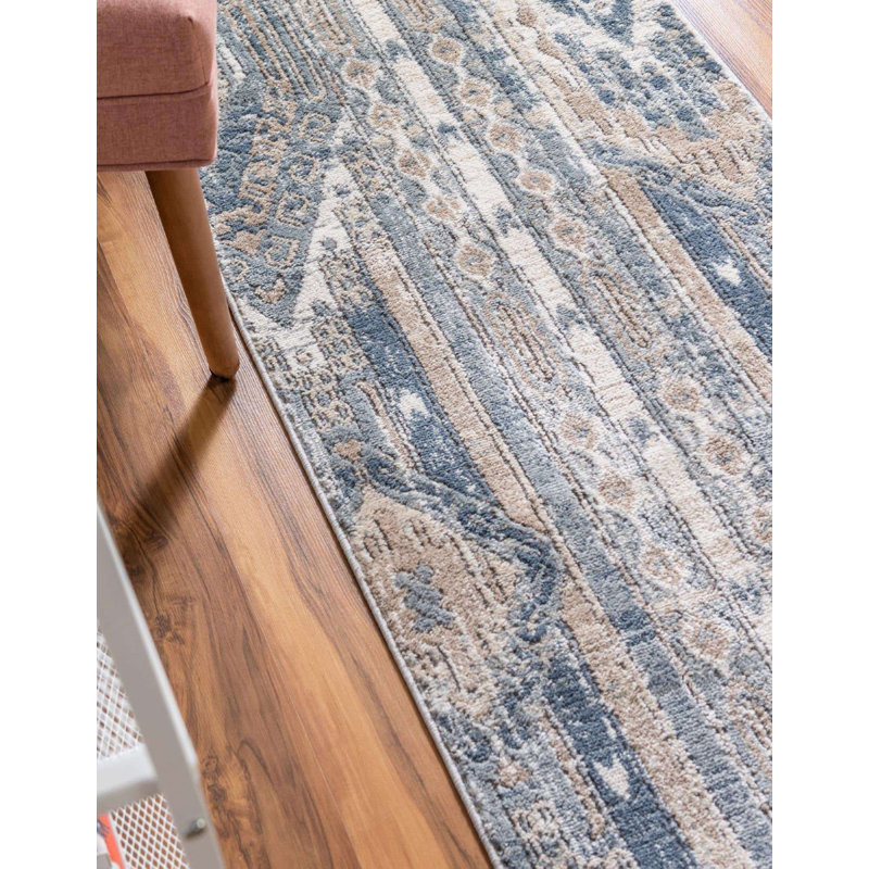 Wenden Ikat Indoor Rug, Runner 2'2" x 8'