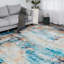 Abstract Area Rug in Blue-692363421