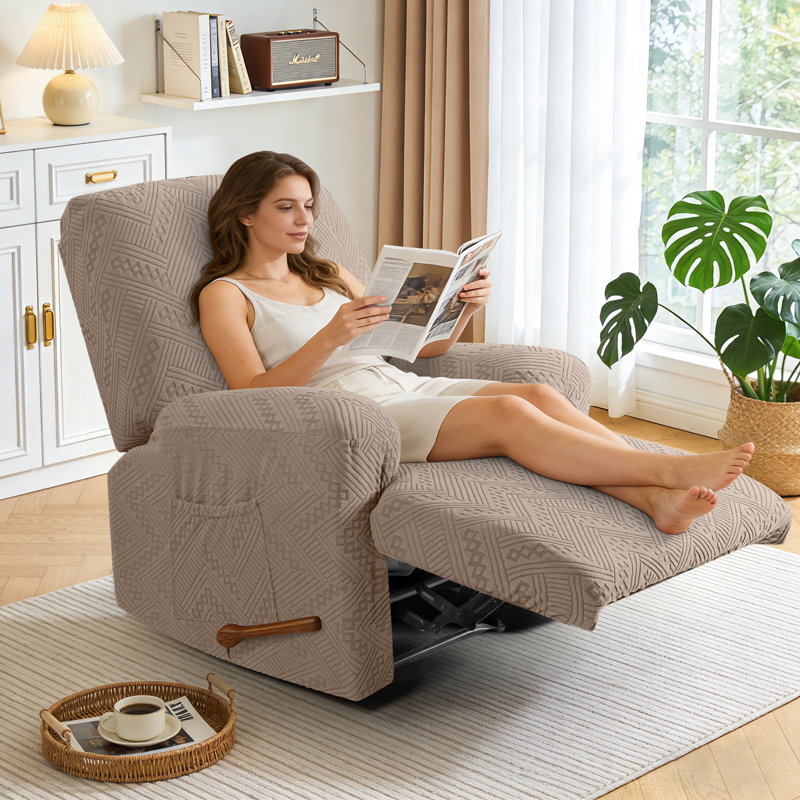Housse pour fauteuil inclinable 3 pièces Harriet, Kaki