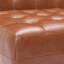 Fauteuil d'appoint brun, en cuir de polyuréthane, H 33,77 po x l 28,05 po, P 21,6 po, 28,17 lb, 32,96 lb