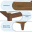 Structure de lit double en bois, support de lattes de 11,8 po, sans sommier, facile à assembler-129241550-129241545