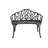 Cast aluminium bench