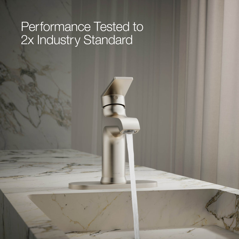 Hint Single-Handle Bathroom Sink Faucet, 1.2 Gpm, Brushed Nickel