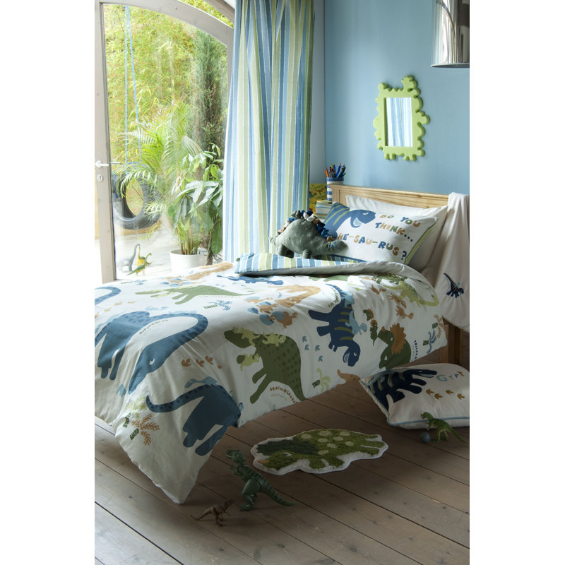 Dino Shaped Rug Green, Novelty 40 x 60cm