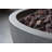 Aswaldi 27" Outdoor Light Grey Concrete Fire Bowl 50,000 BTU - Includes Lava Rocks & PVC Cover-1869432398