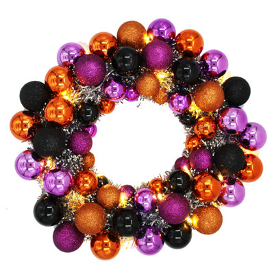 16" Lighted Wreath