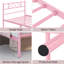 Modern Metal Bed Frame with Cross-design Headboard & Footboard-973026879-940498131