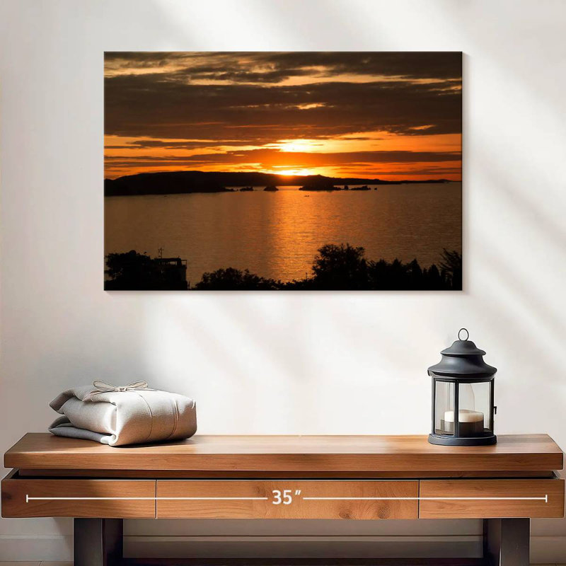 Alvord Mwanza coucher de soleil ciel, H 24 po x l 36 po