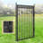Fencer Wire Heavy Duty 4/ 5/ 6FT H X 4FT W Flat Top X-Pattern Decorative Fence Gate with Gate Lock-110090195
