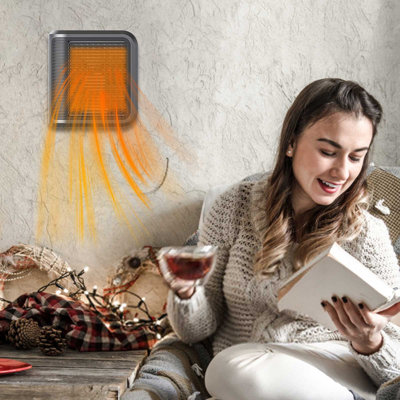 Mini Heater Plug Wall Mounted Heater Multi-function Timing Hot Heater