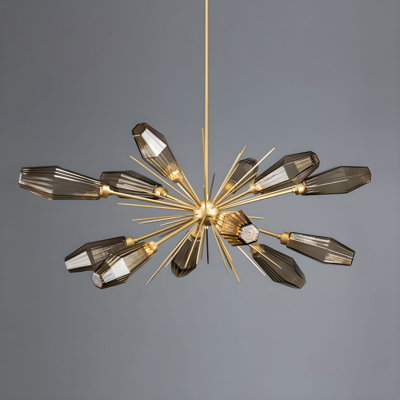 Lustre spoutnik en verre 12 lumières Nicolyn