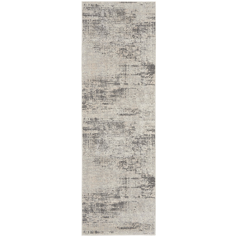 Claverton Abstract Area Rug, Runner 69 x 221cm
