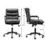 Chaise de bureau Mid-Century ergonomique avec hauteur réglable et tissu pivotant et respirant pour un bureau confortable