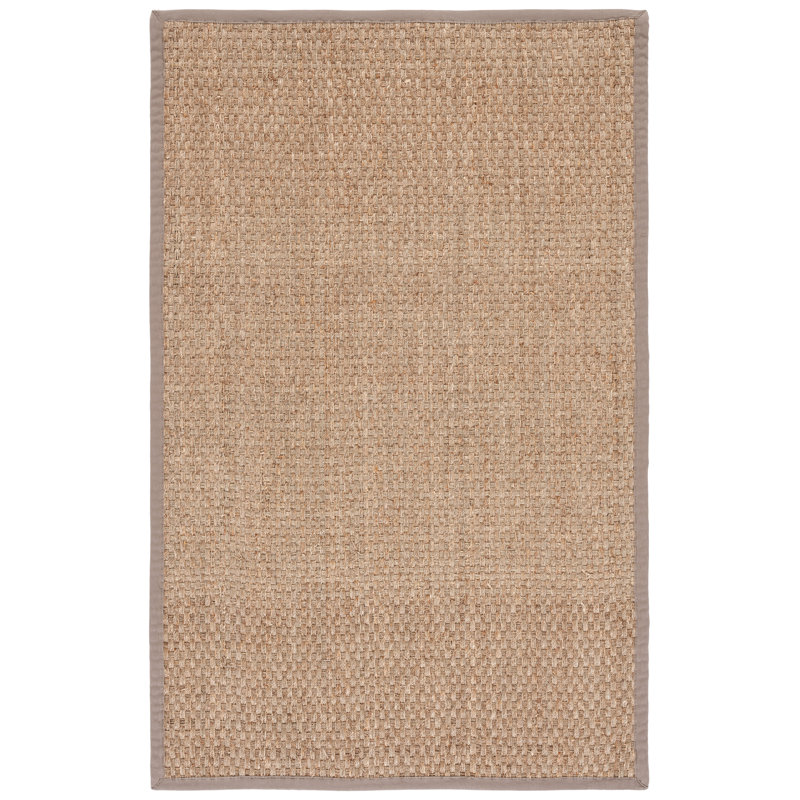 Jeremy Machine Woven Beige/Grey Rug, Rectangle 183 x 244 cm