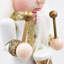 Ensemble de 3 décorations de casse-noisette - arbre de Noël en bois de pin peint à la main de 4,9 pouces, figurines de table rustiques pour décoration de maison de vacances