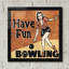 «Have Fun Bowling» par Erin Clark, art mural en verre acrylique-984756514
