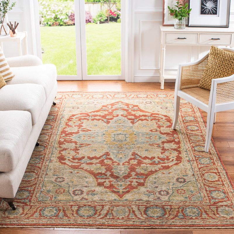 Tapis oriental en laine noué à la main Izmir, Rectangle 9 pi x 12 pi