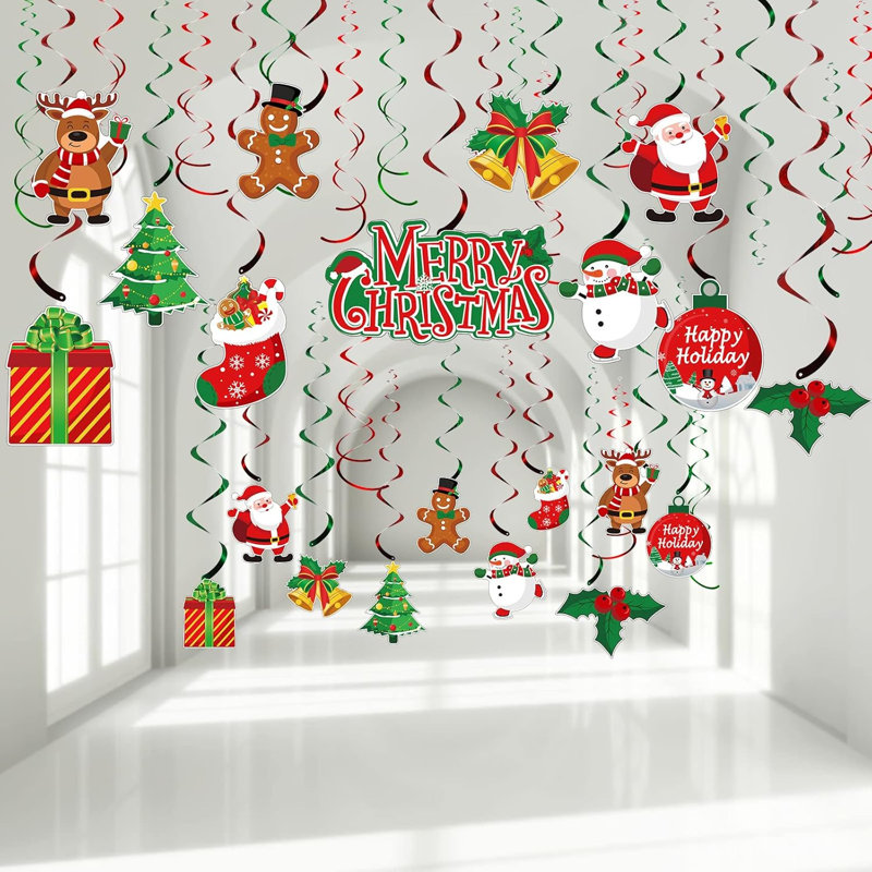 Ensemble de décorations suspendues 30 pièces
