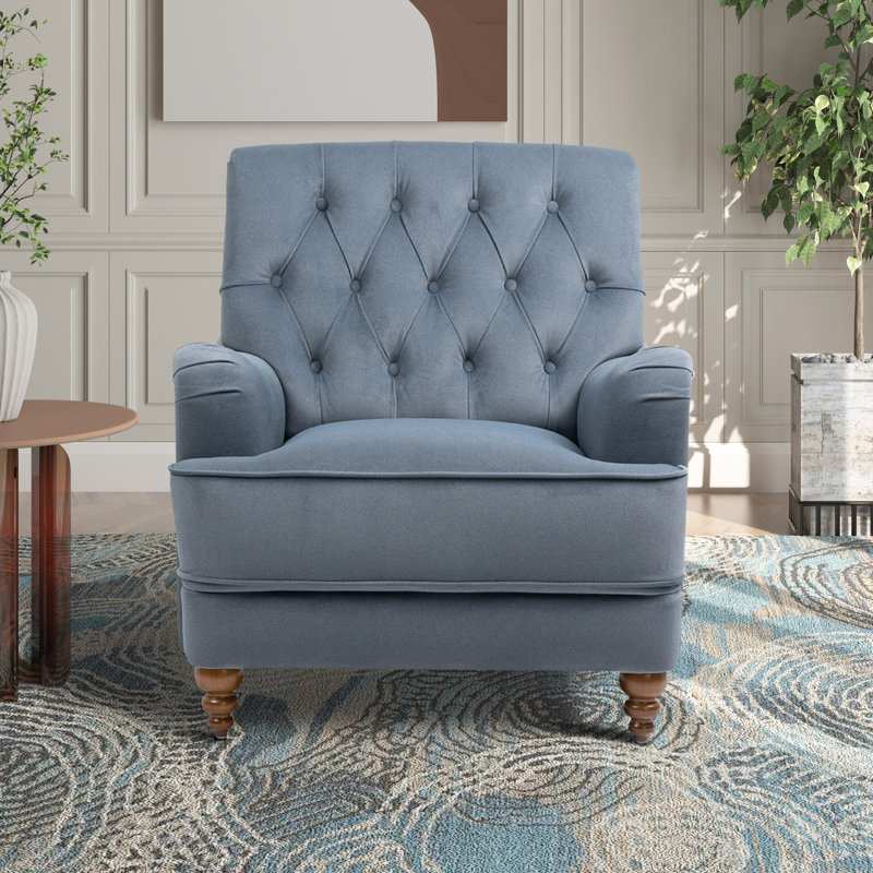 Fauteuil d'appoint, Polyester bleu