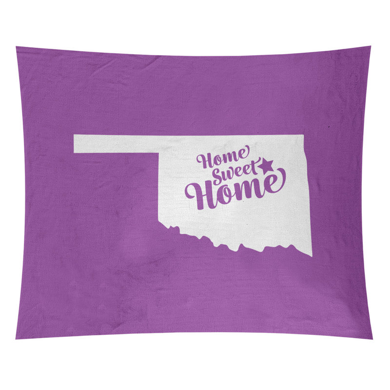 Tapisserie Sweet Home Tulsa, H 68 po x l 80 po, Violet