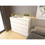Rollet 120cm W 8 - Drawer Chest of Drawers