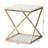 Garrett Marble Top End Table