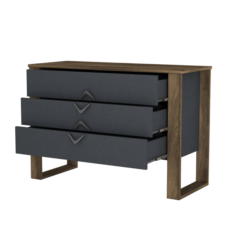 Commode 3 tiroirs l 43,3 po Schwenksville