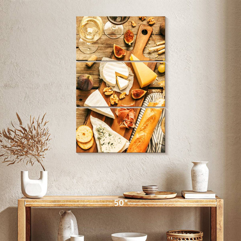 Yarlin Wine And Cheese Snacks, 32" H x 20" W