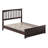 Aritra Solid Wood Low Profile Platform Bed with Matching Footboard-609410311-609410310