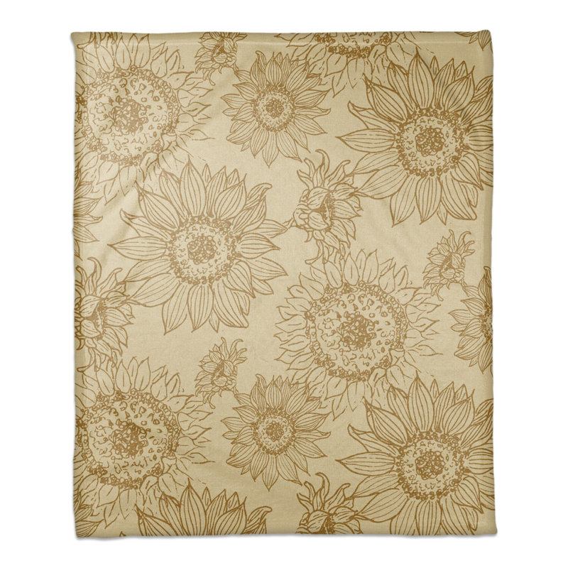 Hand Woven Throw Blanket, Gold/Yellow