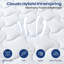 Matelas en mousse à mémoire de forme hybride avec espace coton pour un sommeil profond, offrant un soutien solide, une isolation des mouvements et un soulagement de la pression, fabriqué aux États-Unis pour un confort optimal-12991181-12991183