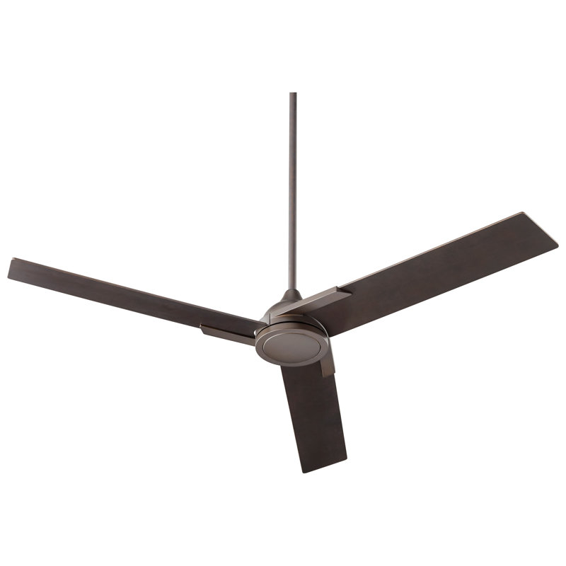 Gatien 56'' Ceiling Fan with Light Kit, Oiled Bronze