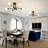 Tameya Sputnik Modern Linear Chandelier With Milky White Glass Shade-1677331894