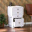 Organisateur pliable et bureau d'artisanat - Blanc
