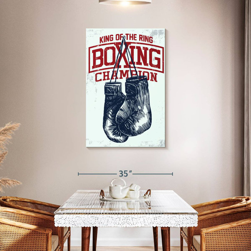 Sireci Boxing Champ Typography, 45" H x 30" W