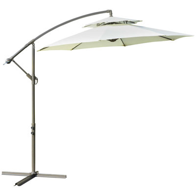 Gimenez 105.6'' Tilt Cantilever Umbrella