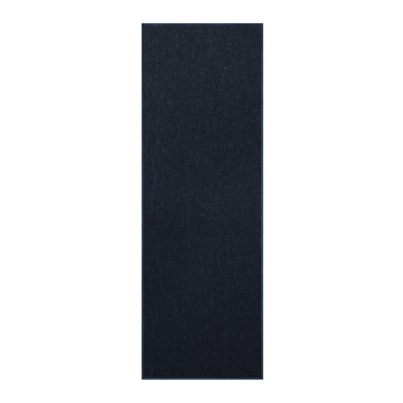 Bleu marine moderne intérieur / extérieur, Tapis de couloir 3 pi x 36 pi