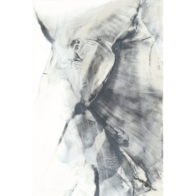 Marbled Grey I - Wrapped Canvas Print
